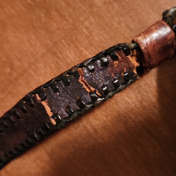 Vintage 1920s Elegant Brown Leather Handbag - Picture 3 of 12